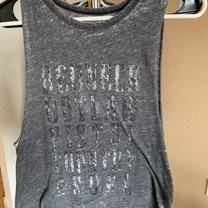 Redneck Outlaw Pistol Country Rebel tank top
